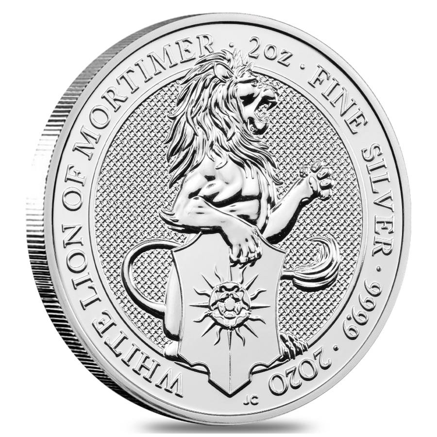 2020 Queen's Great Britain 2 oz Silver Coin